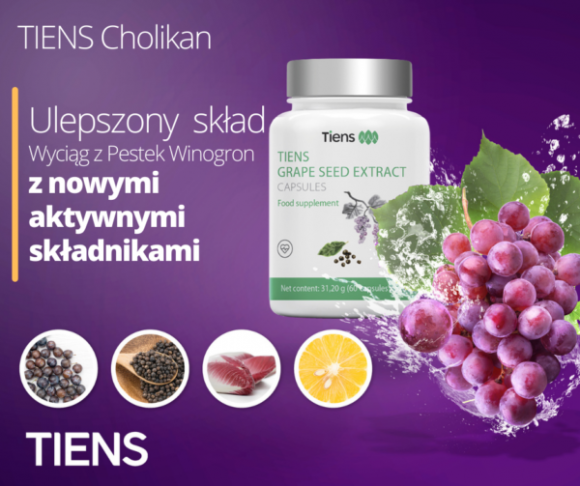 Cholikan – wyciąg z pestek winogron Cholikan – wyciąg z pestek winogron